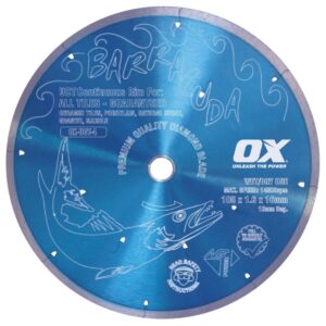 OX ULTIMATE UCT 7″ CONT. RIM DIAMOND BLADE