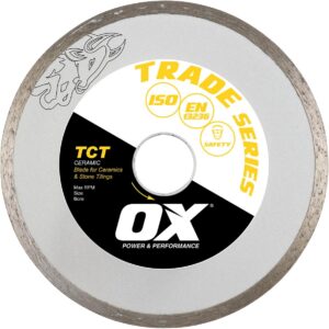 OX TCT 7″ CONT. RIM DIAMOND BLADE