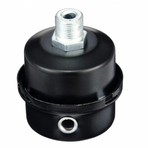 13mm Thread Black Metal Air Filter For Air Compressor