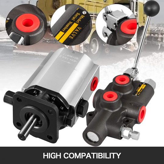 Hydraulic Pump For 67 Ton Log Splitter Pump 2 Stage 39 Litre Output For ...