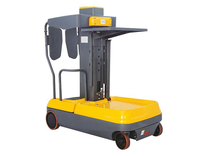 Fully Electric Mini Order Picker ,gpt; With Load Tray 200lbs