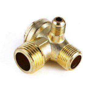 Male Thread 3 Way Air Compressor Check Valve Zinc Alloy ( Free Shipping )