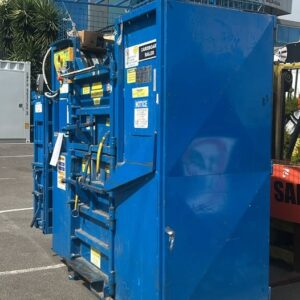 Waste cardboard bale compactor -second hand